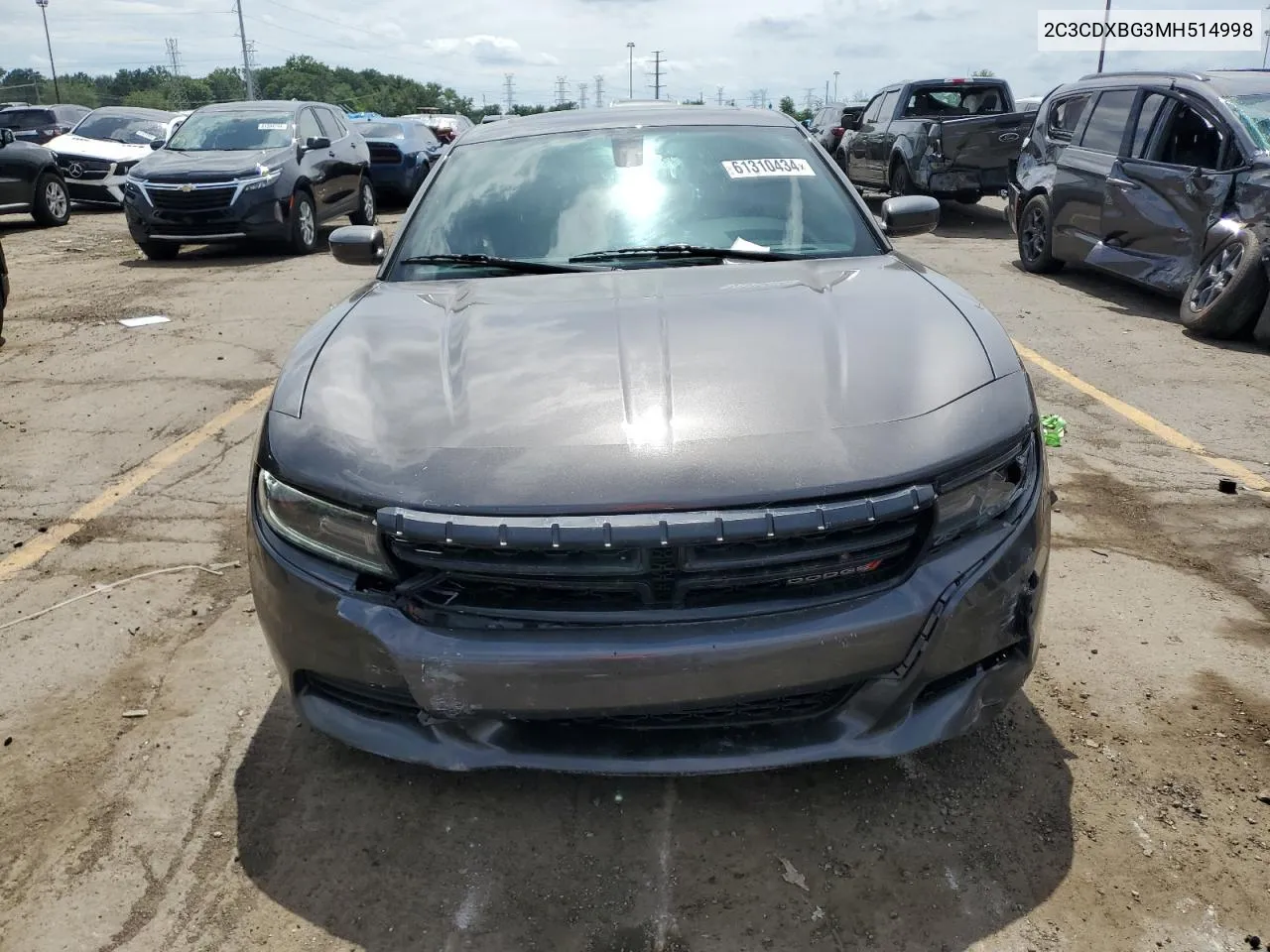 2C3CDXBG3MH514998 2021 Dodge Charger Sxt