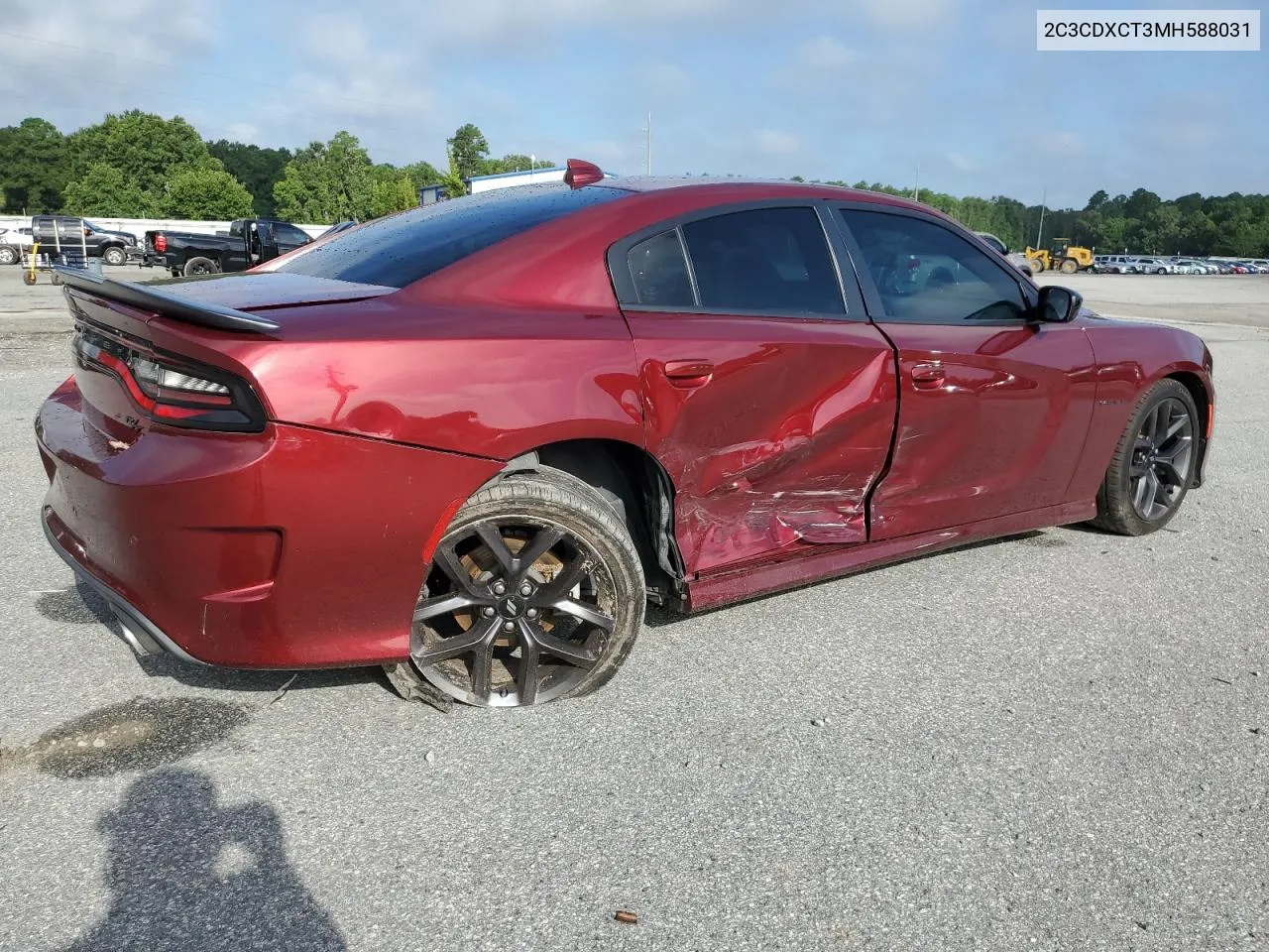 2021 Dodge Charger R/T VIN: 2C3CDXCT3MH588031 Lot: 61519554