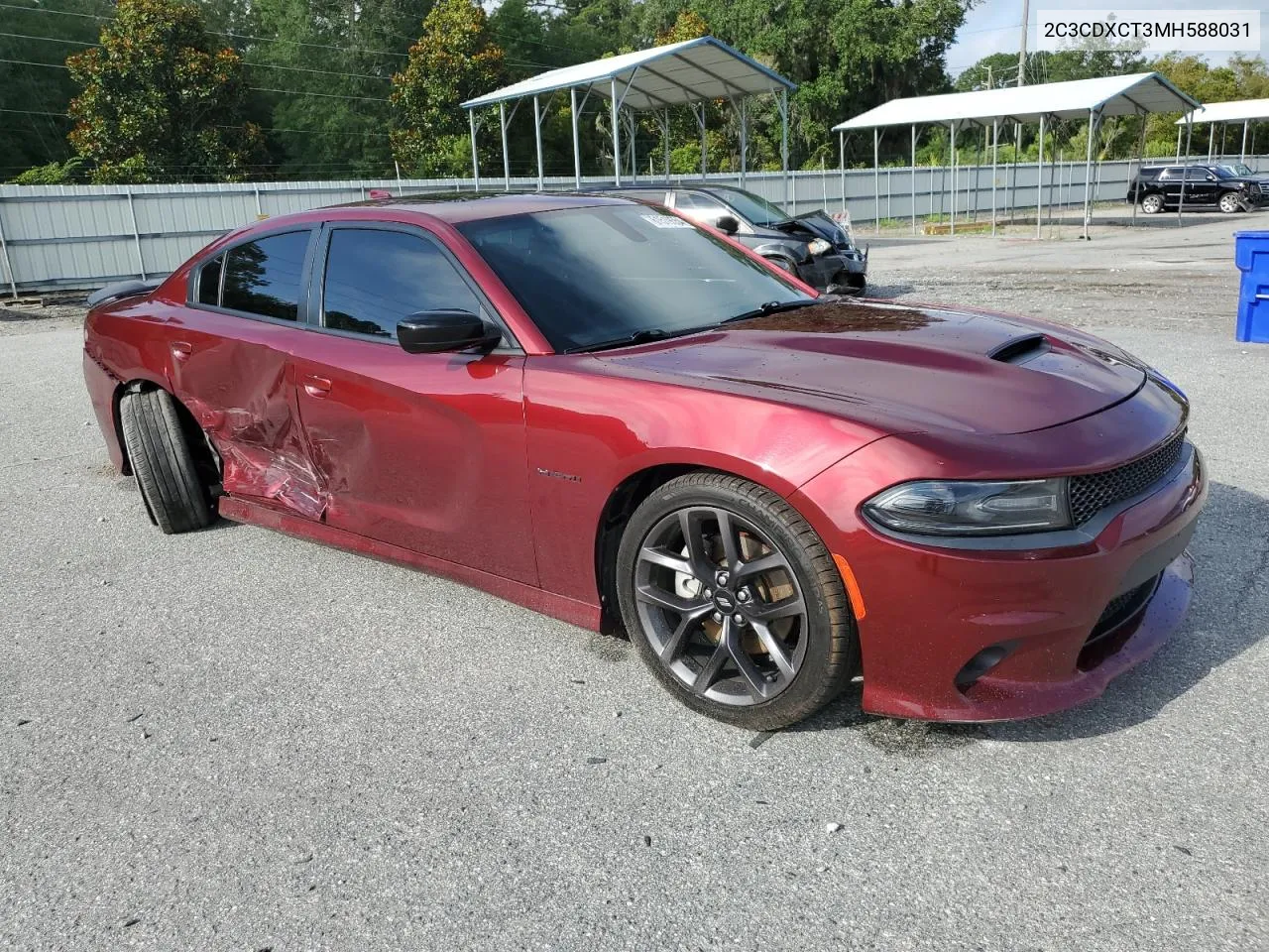 2021 Dodge Charger R/T VIN: 2C3CDXCT3MH588031 Lot: 61519554