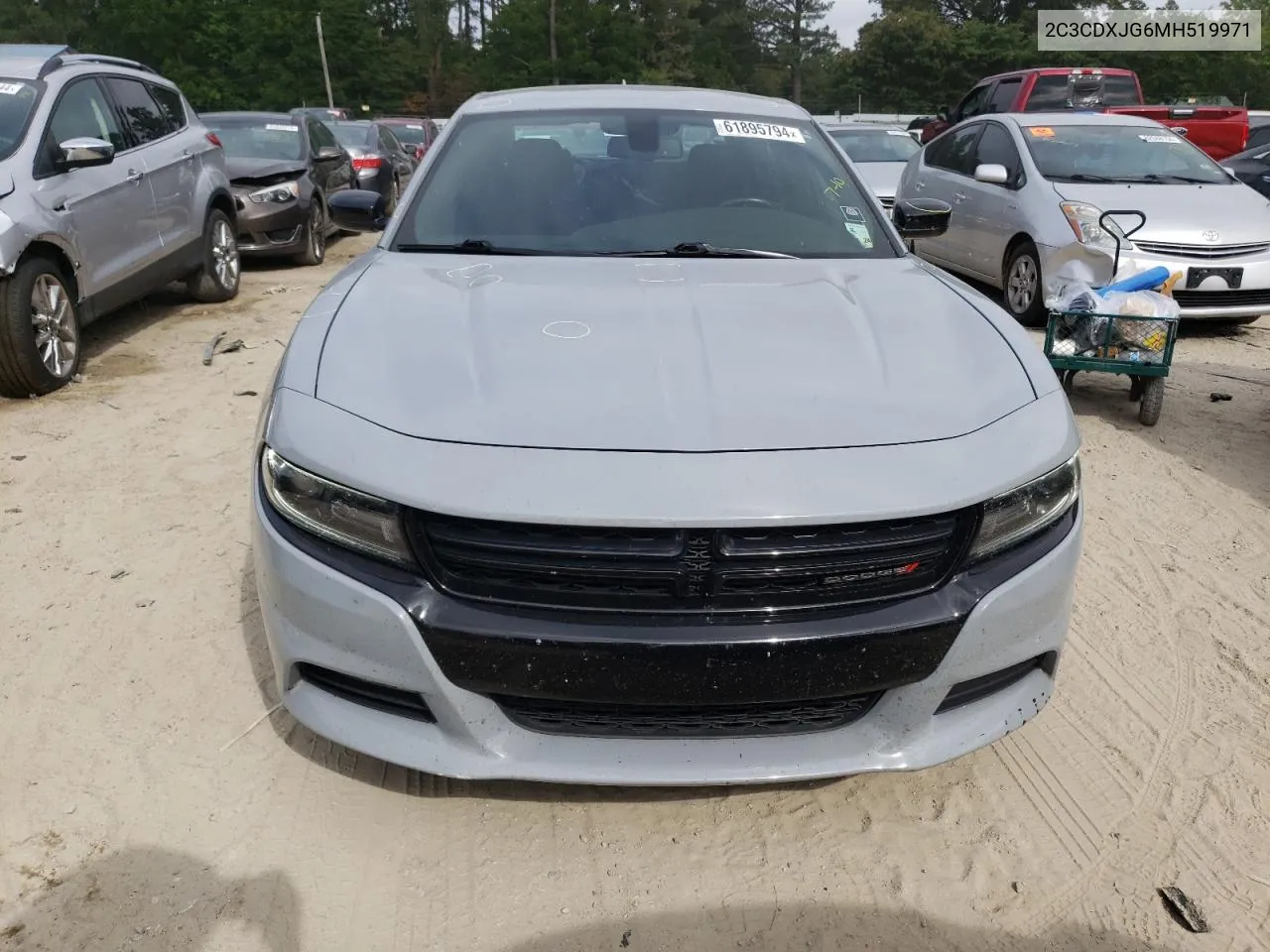 2021 Dodge Charger Sxt VIN: 2C3CDXJG6MH519971 Lot: 61895794