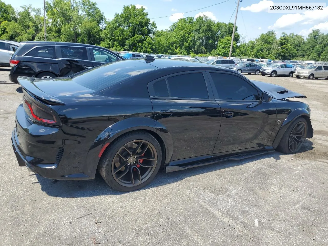 2021 Dodge Charger Srt Hellcat VIN: 2C3CDXL91MH567182 Lot: 70233184