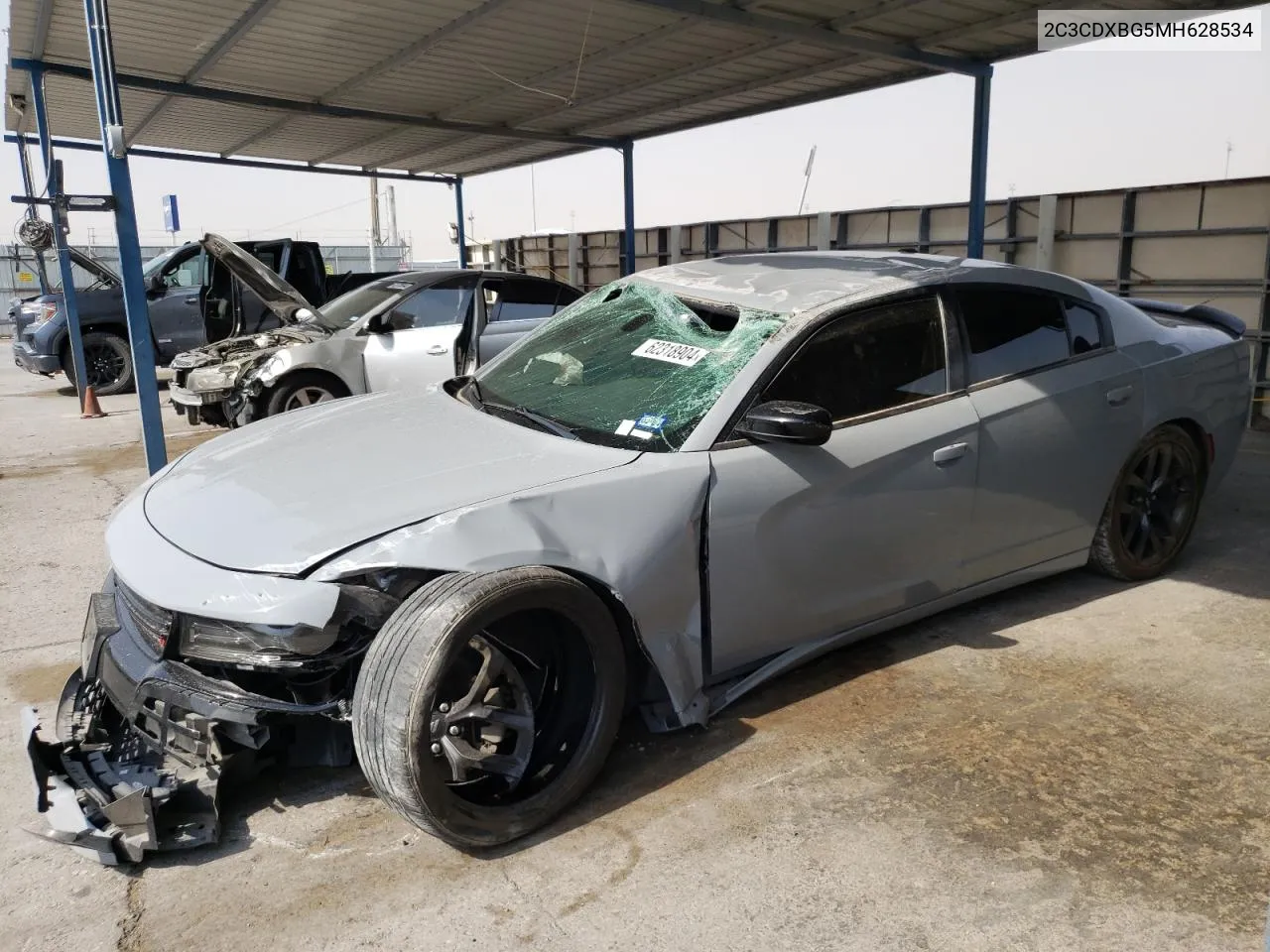 2021 Dodge Charger Sxt VIN: 2C3CDXBG5MH628534 Lot: 62318904