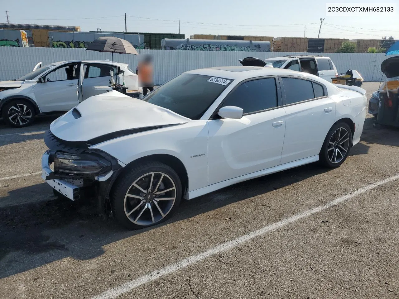 2021 Dodge Charger R/T VIN: 2C3CDXCTXMH682133 Lot: 62760974