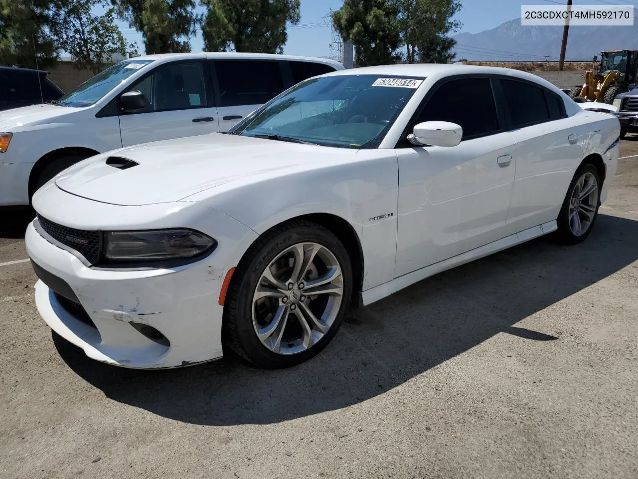 2021 Dodge Charger R/T VIN: 2C3CDXCT4MH592170 Lot: 63048514