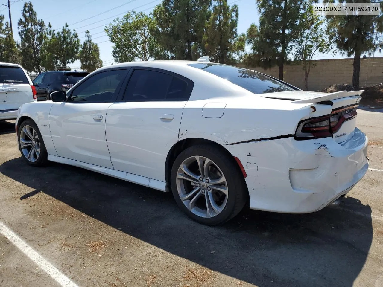 2021 Dodge Charger R/T VIN: 2C3CDXCT4MH592170 Lot: 63048514