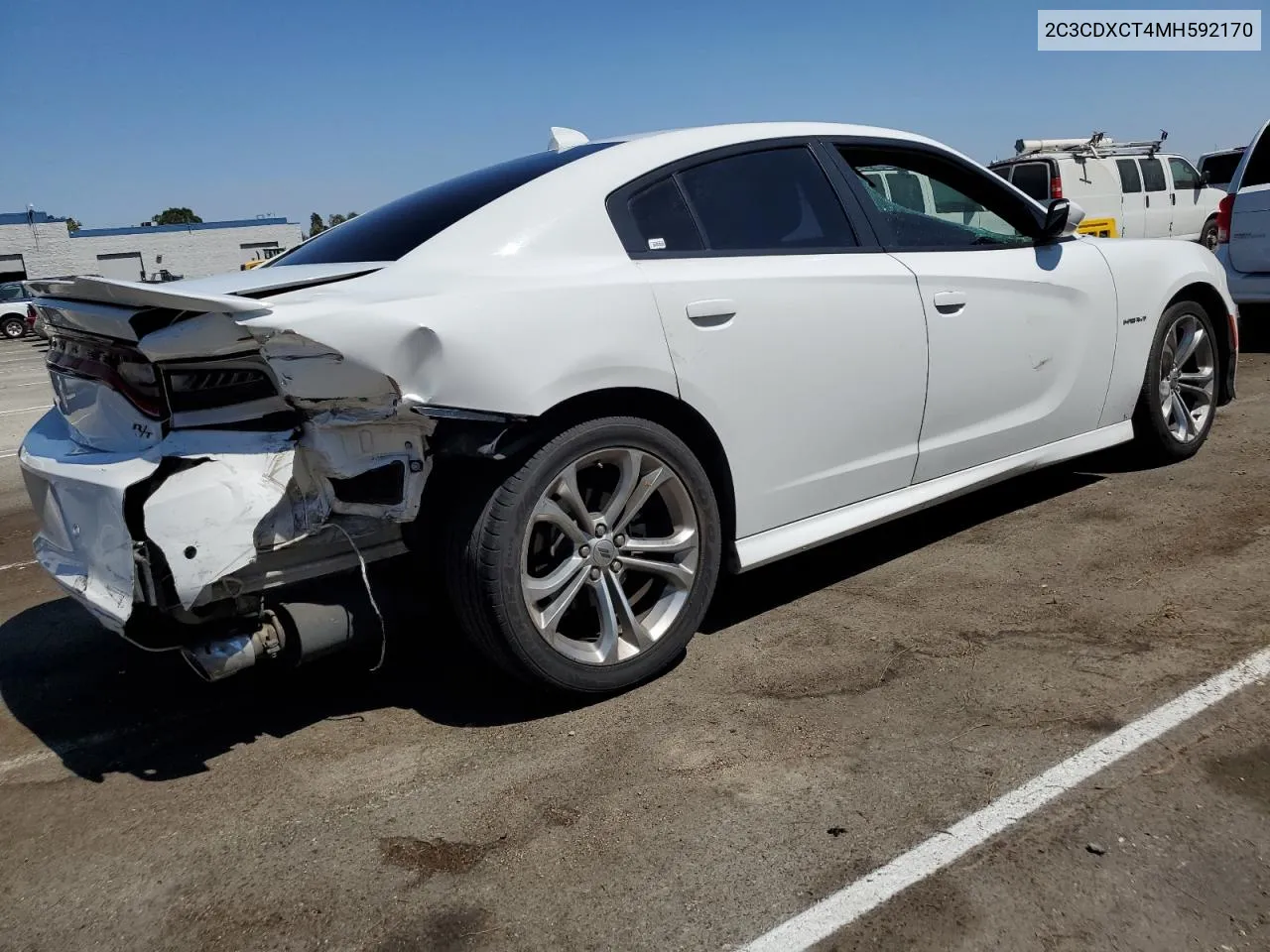 2021 Dodge Charger R/T VIN: 2C3CDXCT4MH592170 Lot: 63048514