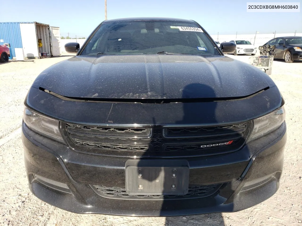 2021 Dodge Charger Sxt VIN: 2C3CDXBG8MH603840 Lot: 63455354