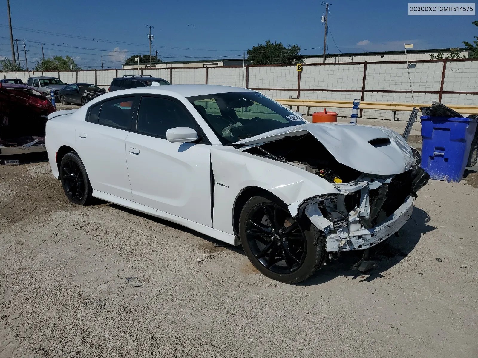 2021 Dodge Charger R/T VIN: 2C3CDXCT3MH514575 Lot: 63909774