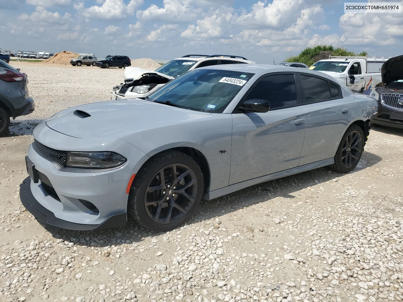 2021 Dodge Charger R/T VIN: 2C3CDXCT0MH651974 Lot: 64043224