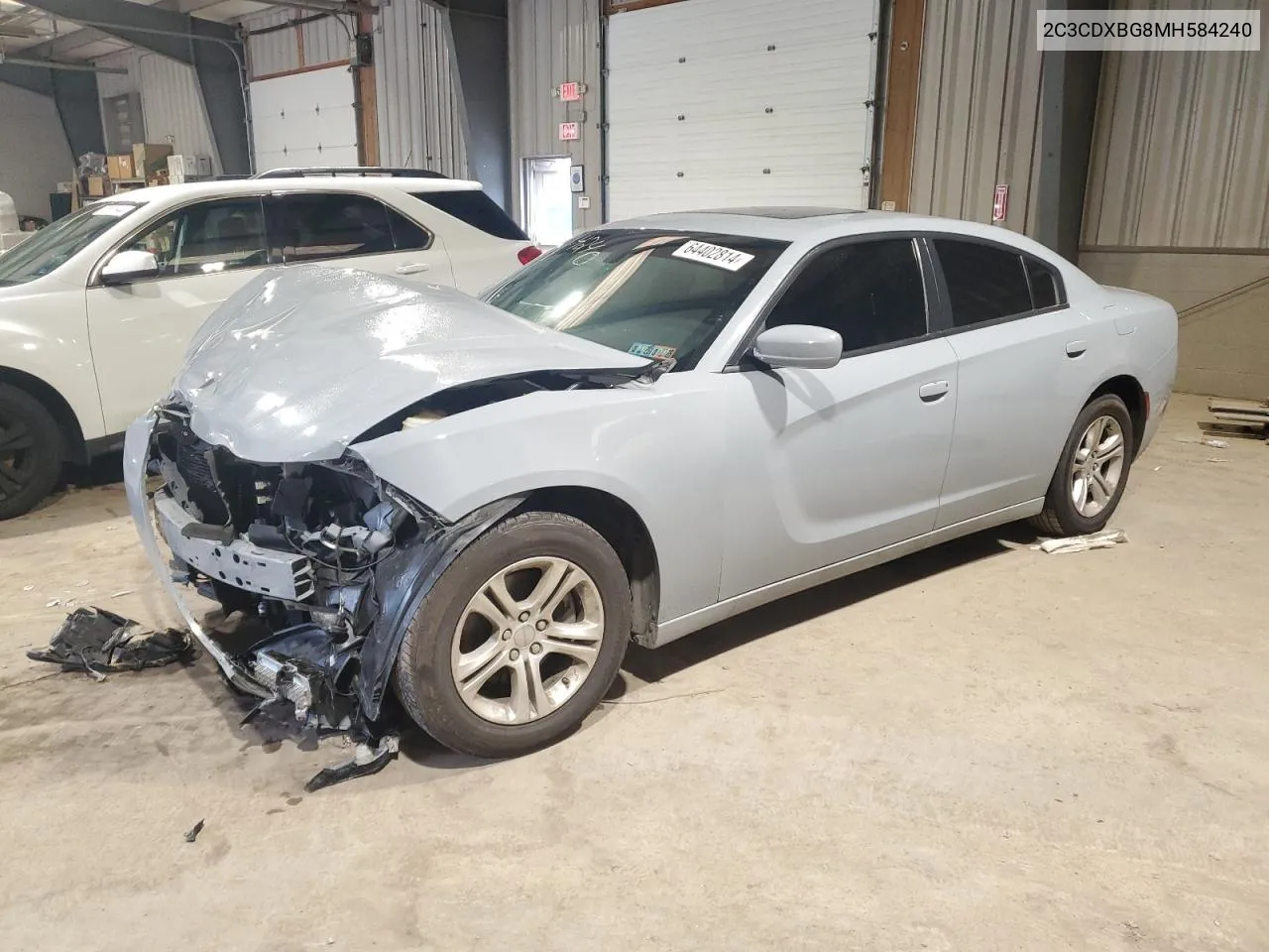 2021 Dodge Charger Sxt VIN: 2C3CDXBG8MH584240 Lot: 64402814