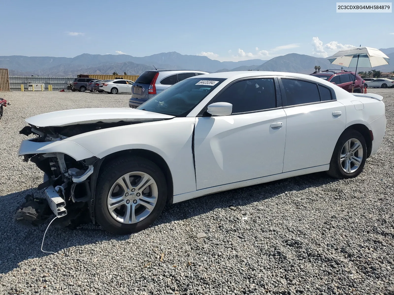 2021 Dodge Charger Sxt VIN: 2C3CDXBG4MH584879 Lot: 64435394