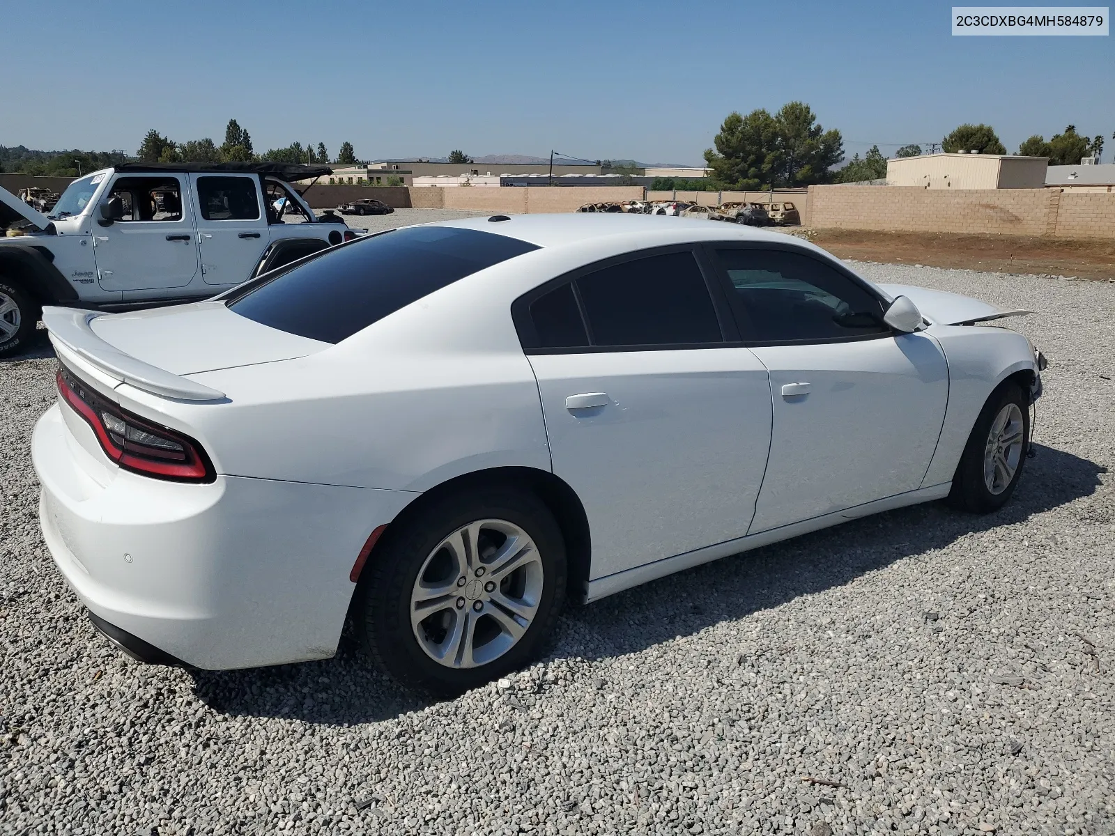 2021 Dodge Charger Sxt VIN: 2C3CDXBG4MH584879 Lot: 64435394