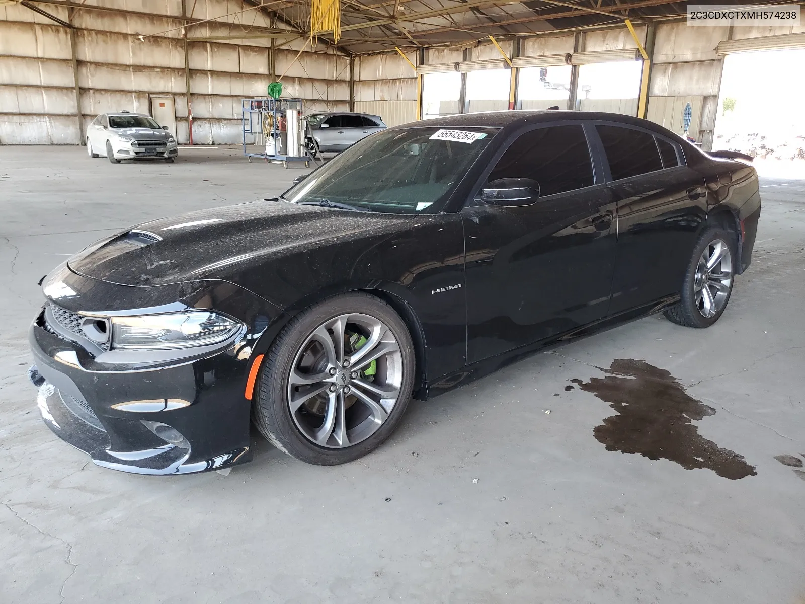 2021 Dodge Charger R/T VIN: 2C3CDXCTXMH574238 Lot: 66543264