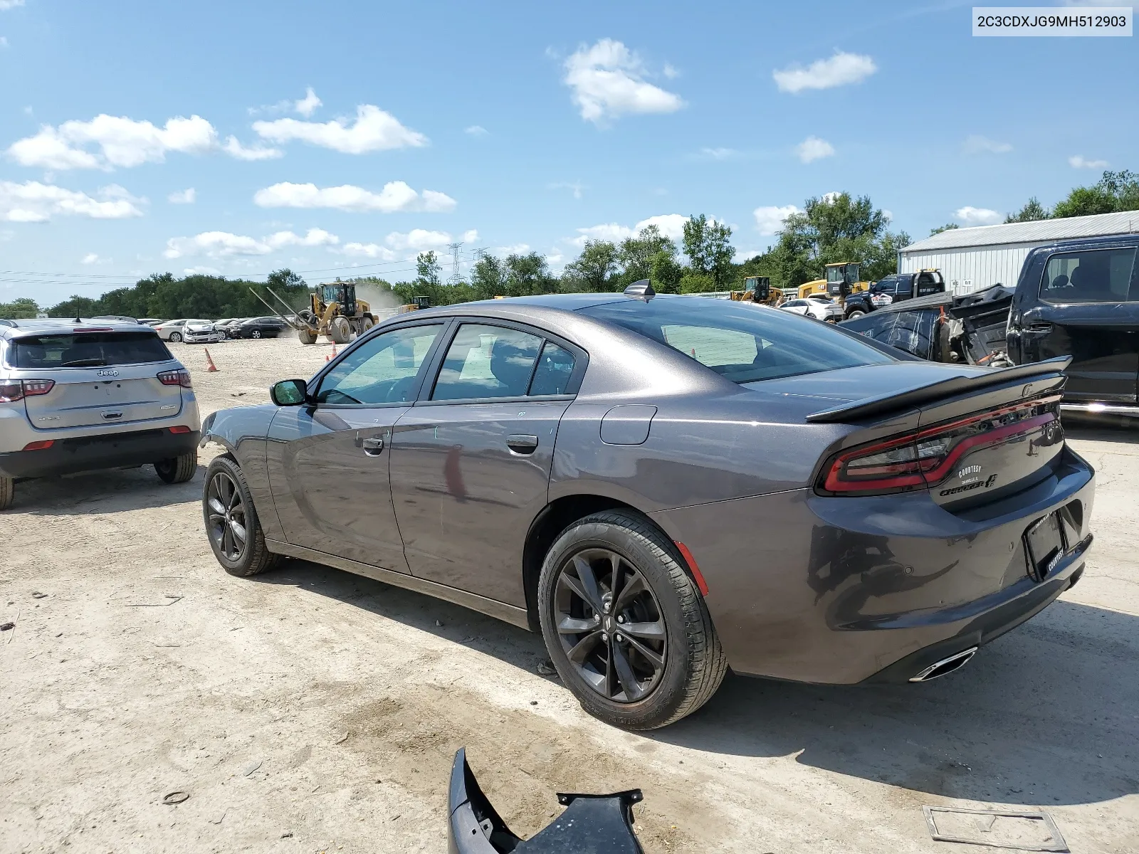 2021 Dodge Charger Sxt VIN: 2C3CDXJG9MH512903 Lot: 66733324