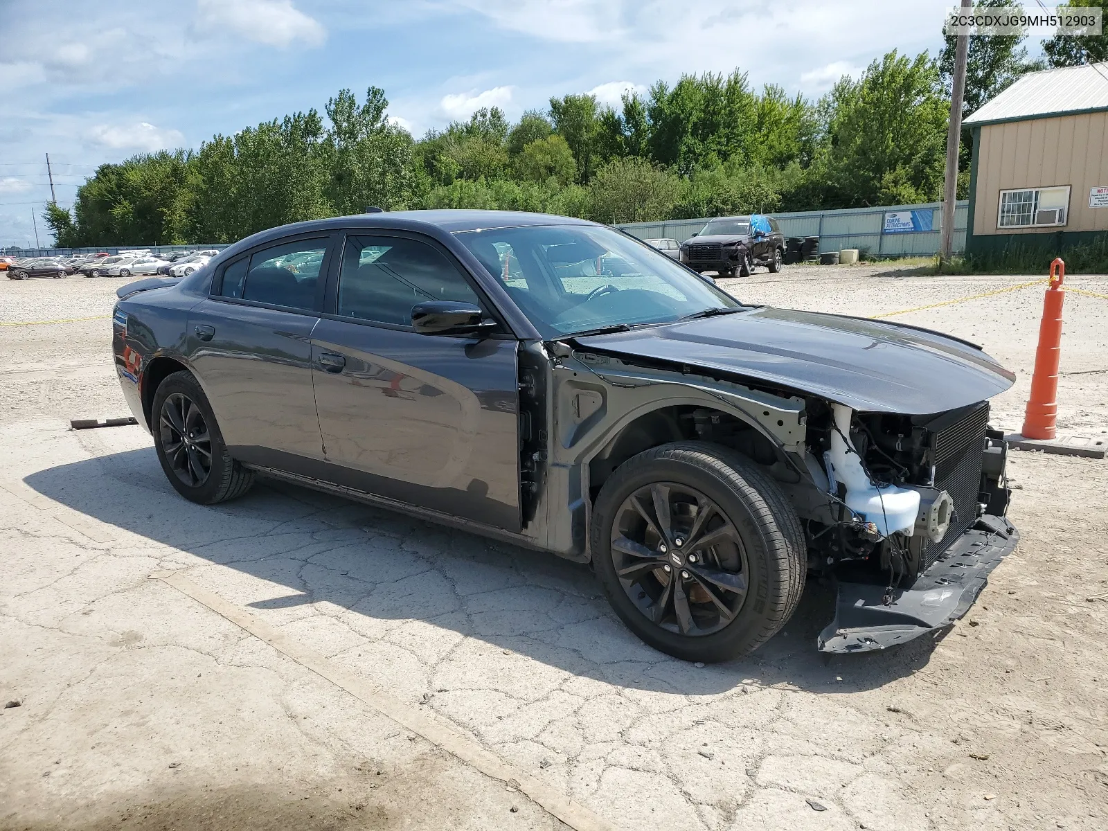 2021 Dodge Charger Sxt VIN: 2C3CDXJG9MH512903 Lot: 66733324