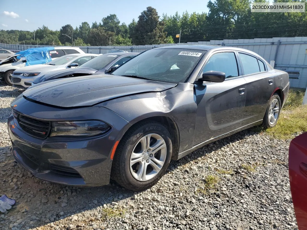 2021 Dodge Charger Sxt VIN: 2C3CDXBG1MH541830 Lot: 66807374