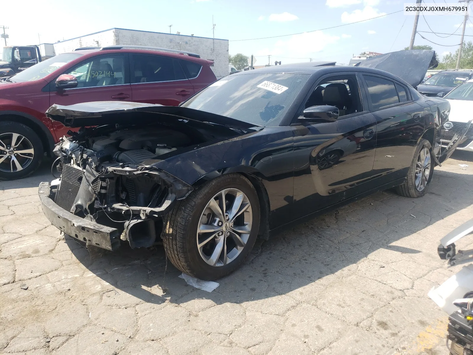 2021 Dodge Charger Sxt VIN: 2C3CDXJGXMH679951 Lot: 66871384