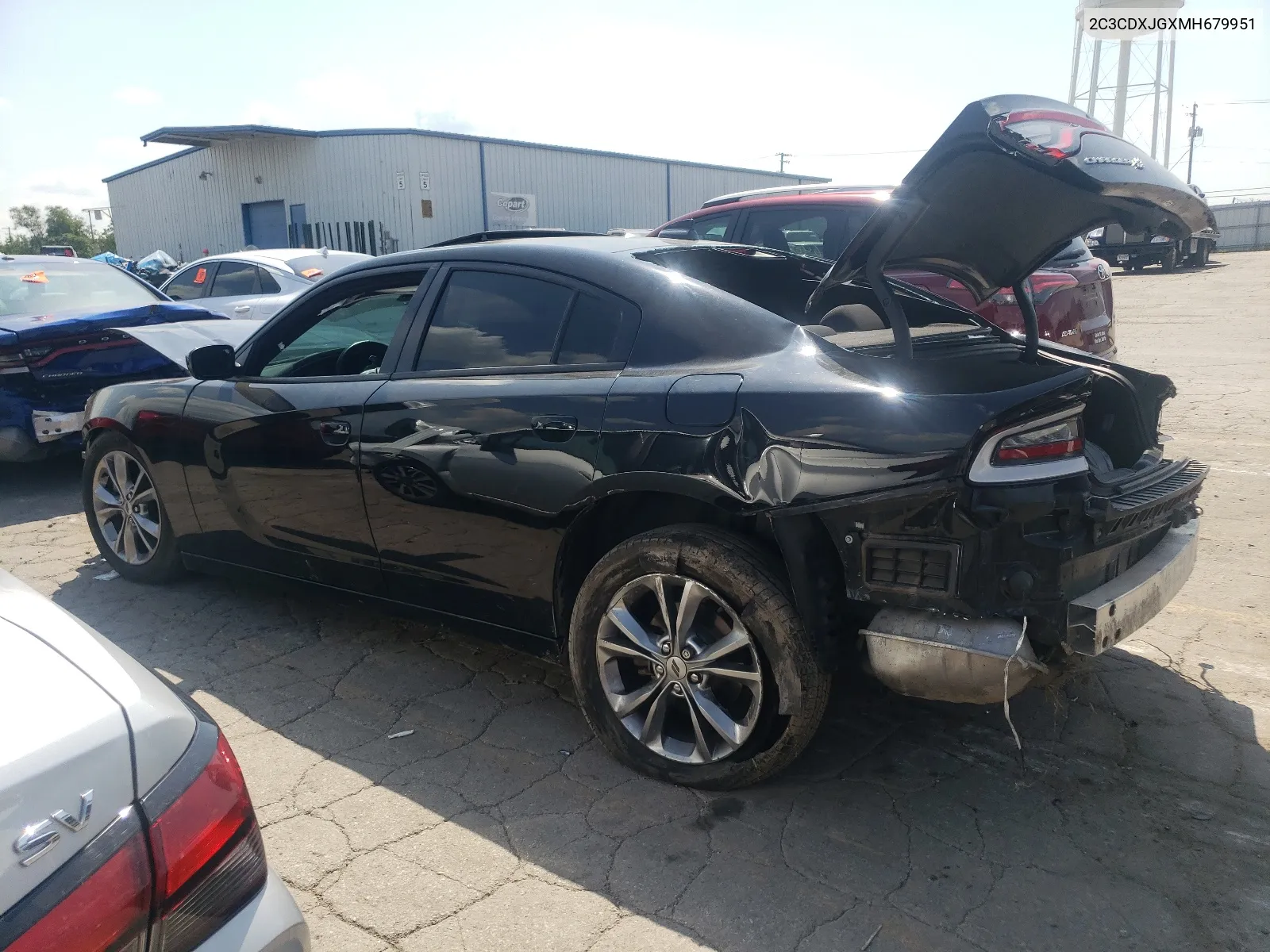 2021 Dodge Charger Sxt VIN: 2C3CDXJGXMH679951 Lot: 66871384