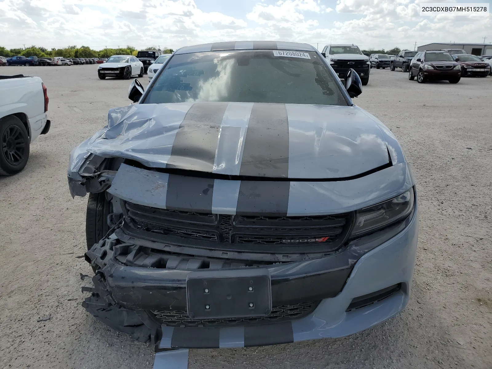 2021 Dodge Charger Sxt VIN: 2C3CDXBG7MH515278 Lot: 67208024