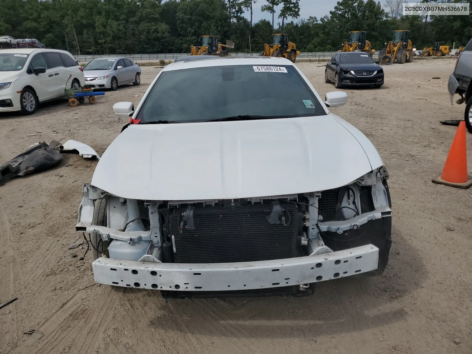 2021 Dodge Charger Sxt VIN: 2C3CDXBG7MH536678 Lot: 67586124