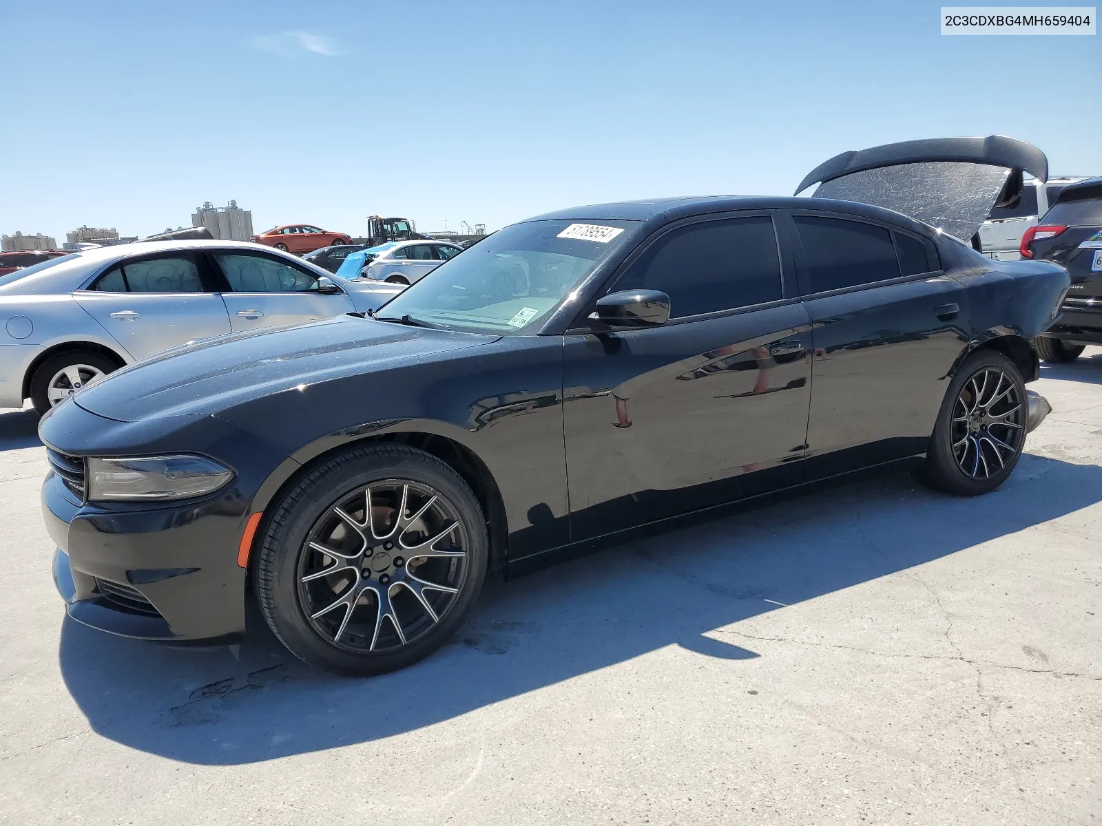 2021 Dodge Charger Sxt VIN: 2C3CDXBG4MH659404 Lot: 68024884