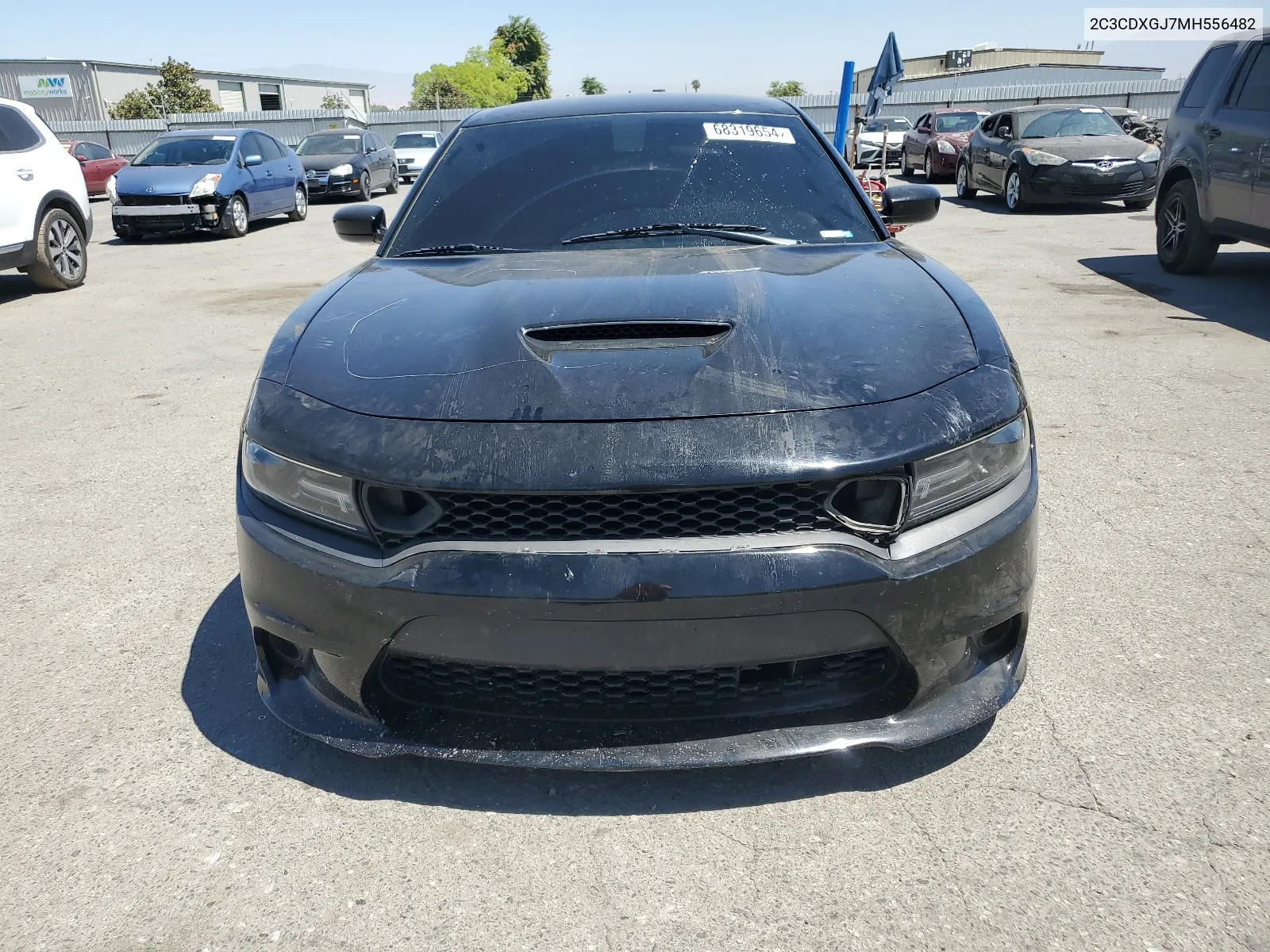 2021 Dodge Charger Scat Pack VIN: 2C3CDXGJ7MH556482 Lot: 68319654