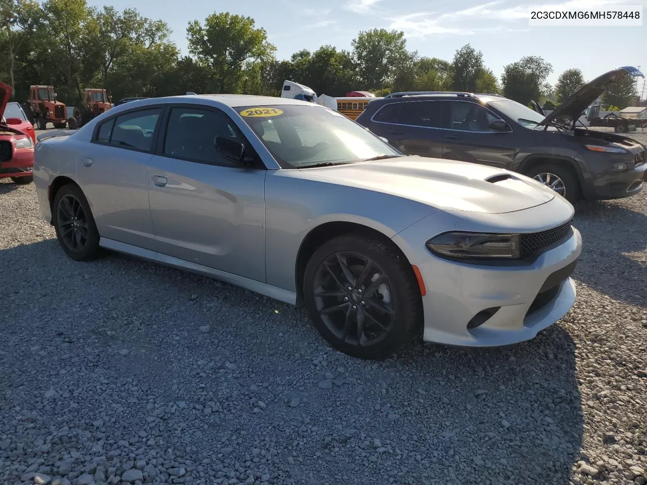 2C3CDXMG6MH578448 2021 Dodge Charger Gt