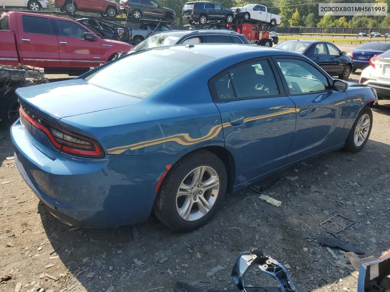 2021 Dodge Charger Sxt VIN: 2C3CDXBG1MH561995 Lot: 68431614