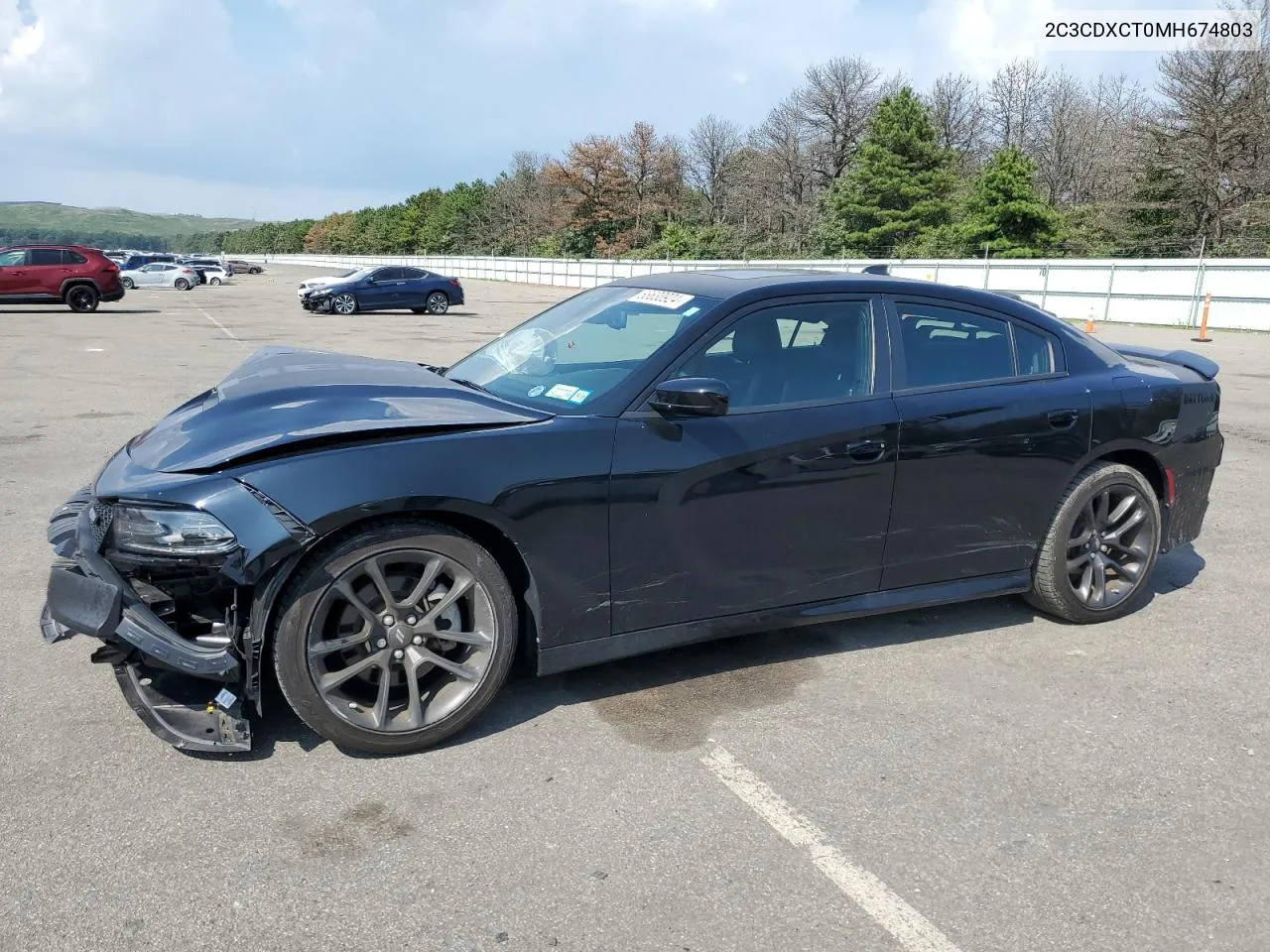 2021 Dodge Charger R/T VIN: 2C3CDXCT0MH674803 Lot: 68630924