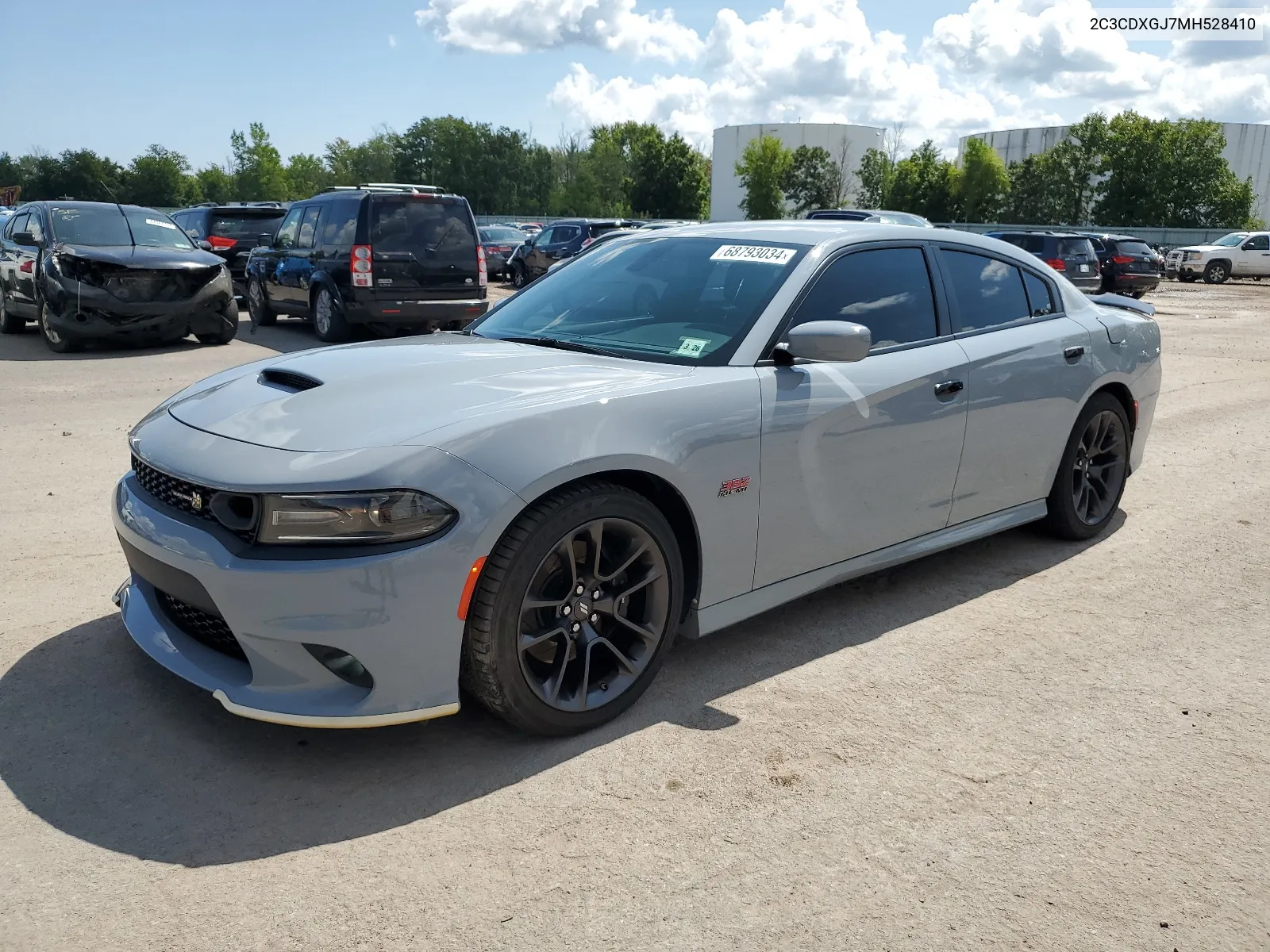 2021 Dodge Charger Scat Pack VIN: 2C3CDXGJ7MH528410 Lot: 68793034