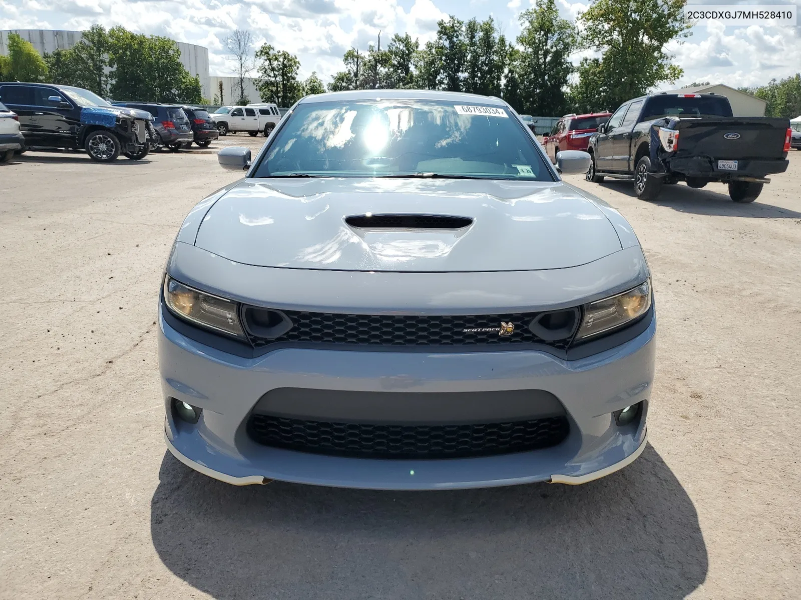 2021 Dodge Charger Scat Pack VIN: 2C3CDXGJ7MH528410 Lot: 68793034