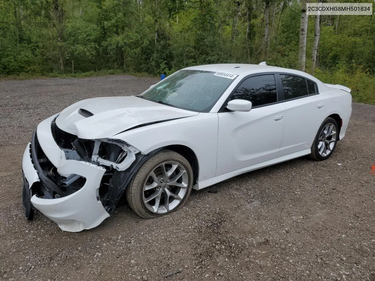 2021 Dodge Charger Gt VIN: 2C3CDXHG8MH501834 Lot: 68854414