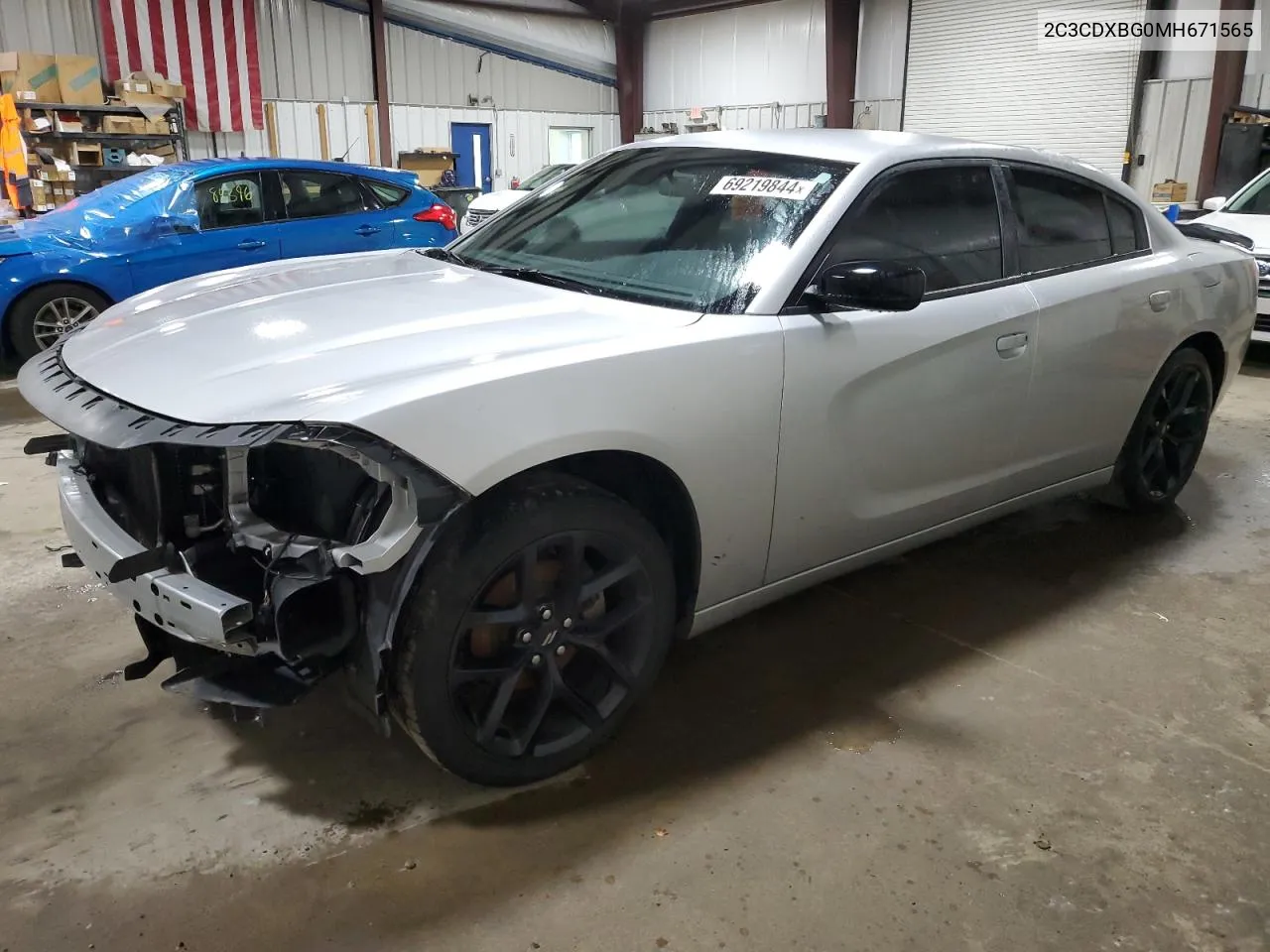 2021 Dodge Charger Sxt VIN: 2C3CDXBG0MH671565 Lot: 69219844