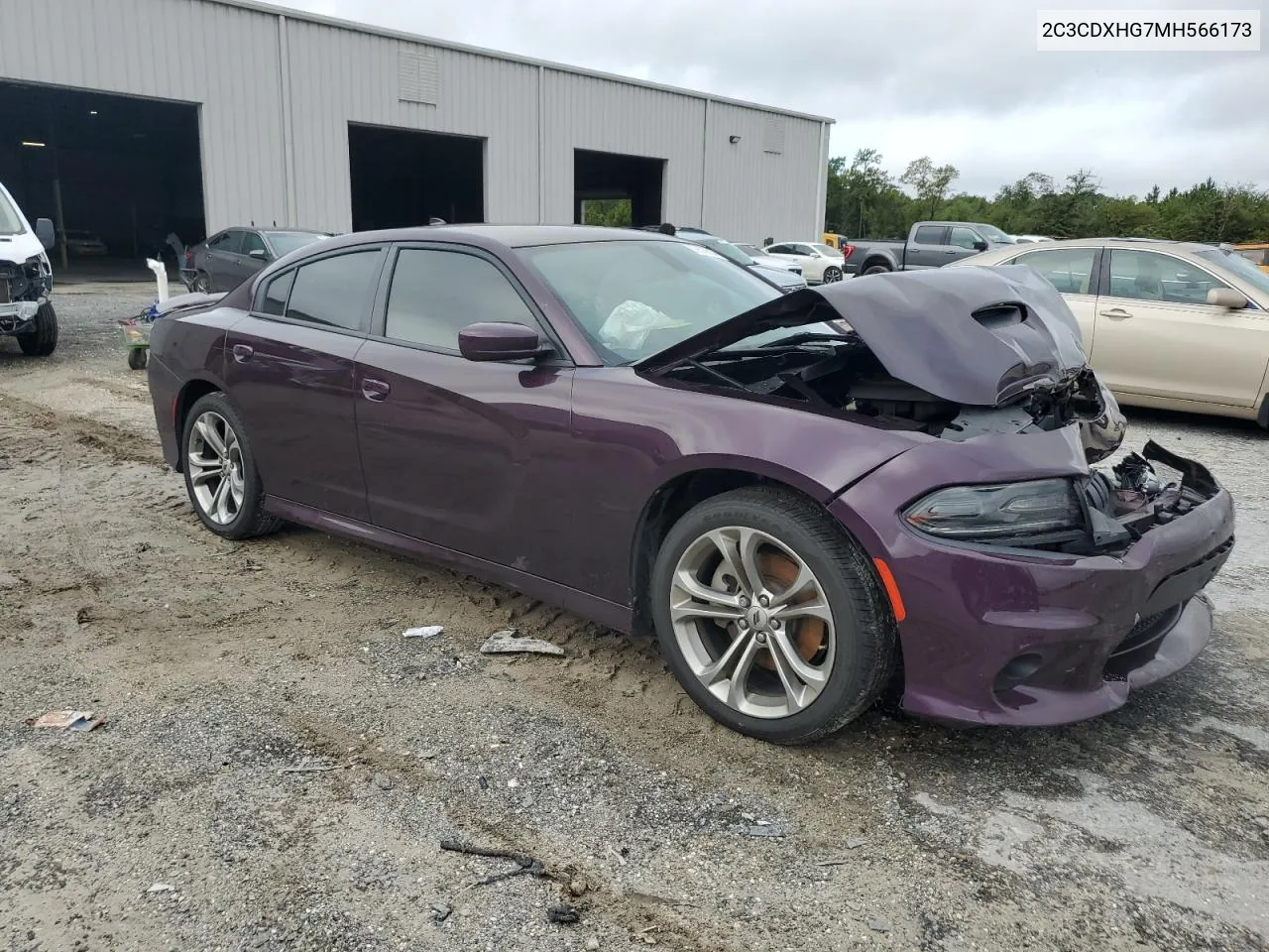 2021 Dodge Charger Gt VIN: 2C3CDXHG7MH566173 Lot: 69576614