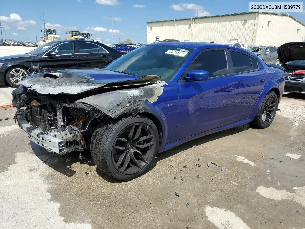 2021 Dodge Charger Scat Pack VIN: 2C3CDXGJ8MH589779 Lot: 69611874