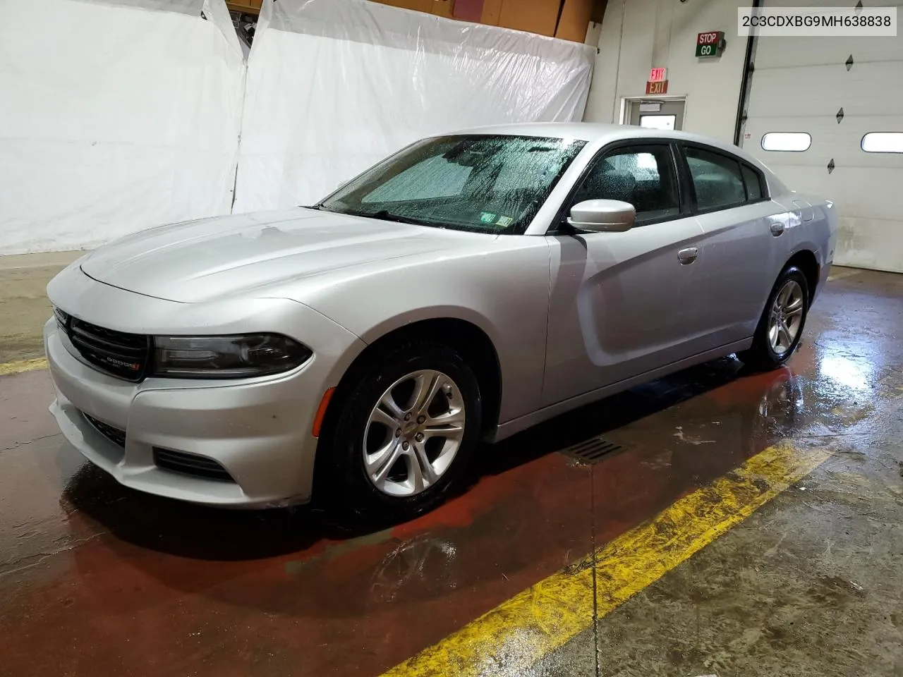 2021 Dodge Charger Sxt VIN: 2C3CDXBG9MH638838 Lot: 69653534