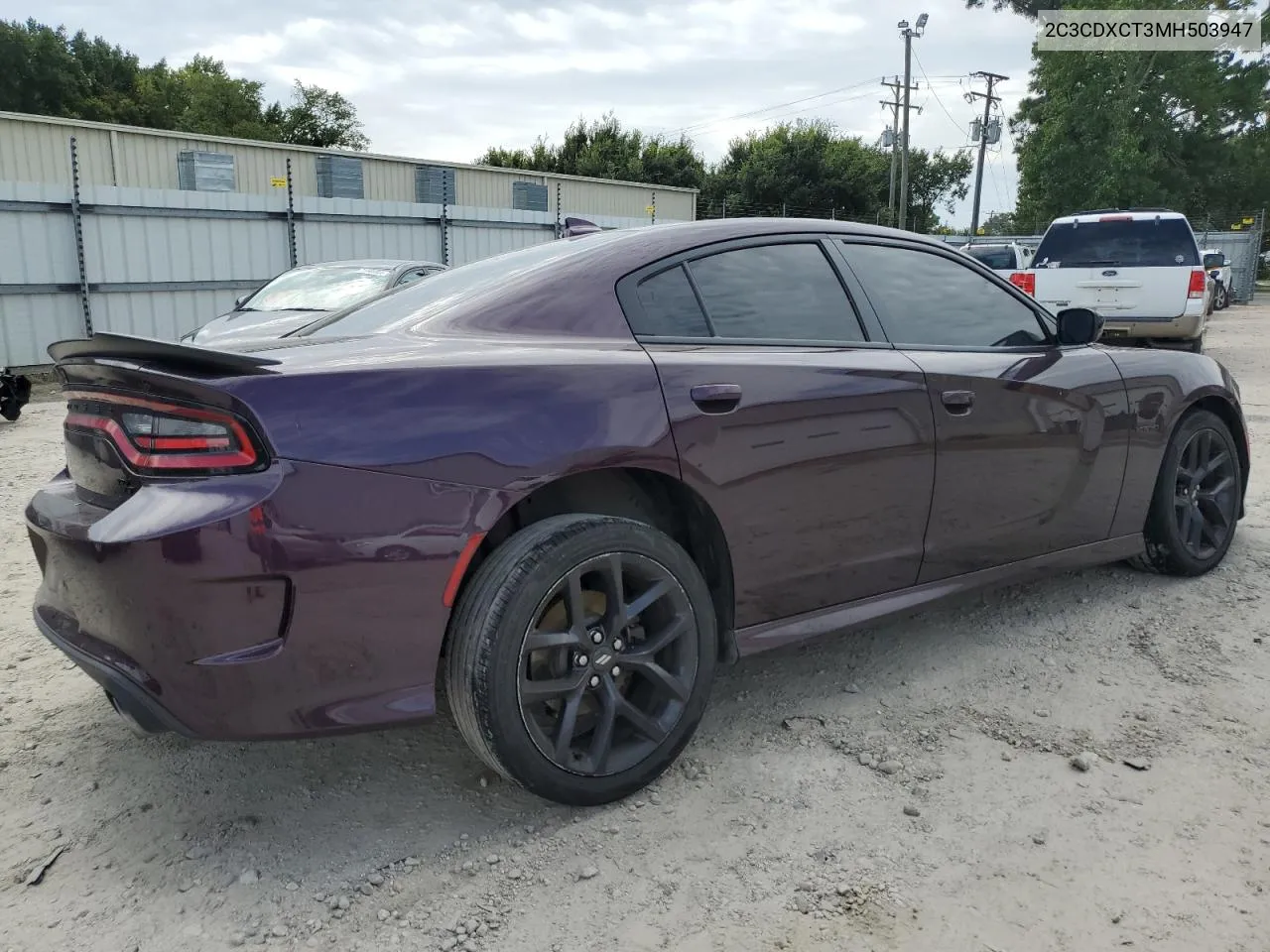 2021 Dodge Charger R/T VIN: 2C3CDXCT3MH503947 Lot: 70032374