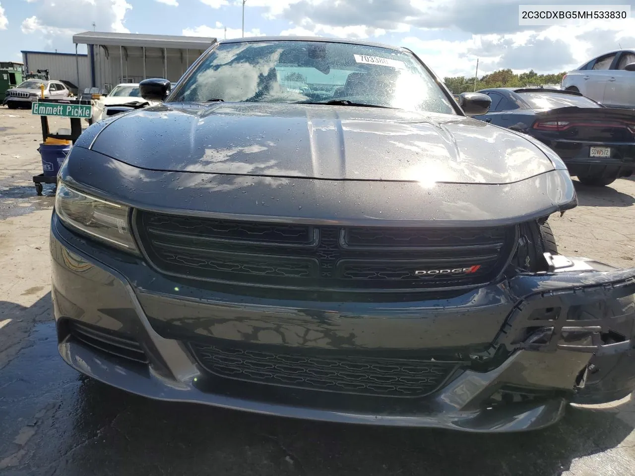 2021 Dodge Charger Sxt VIN: 2C3CDXBG5MH533830 Lot: 70338014