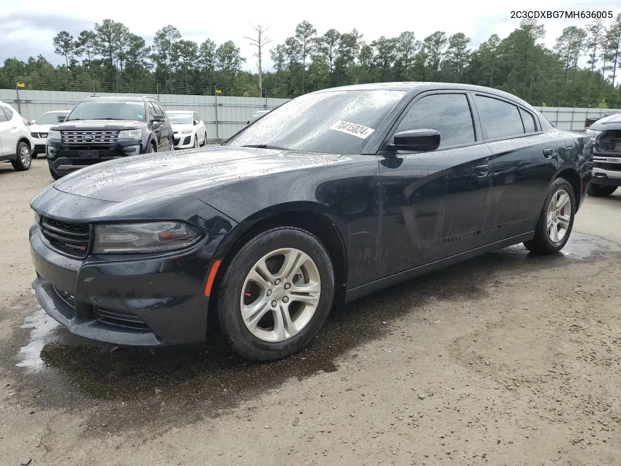 2021 Dodge Charger Sxt VIN: 2C3CDXBG7MH636005 Lot: 70415824