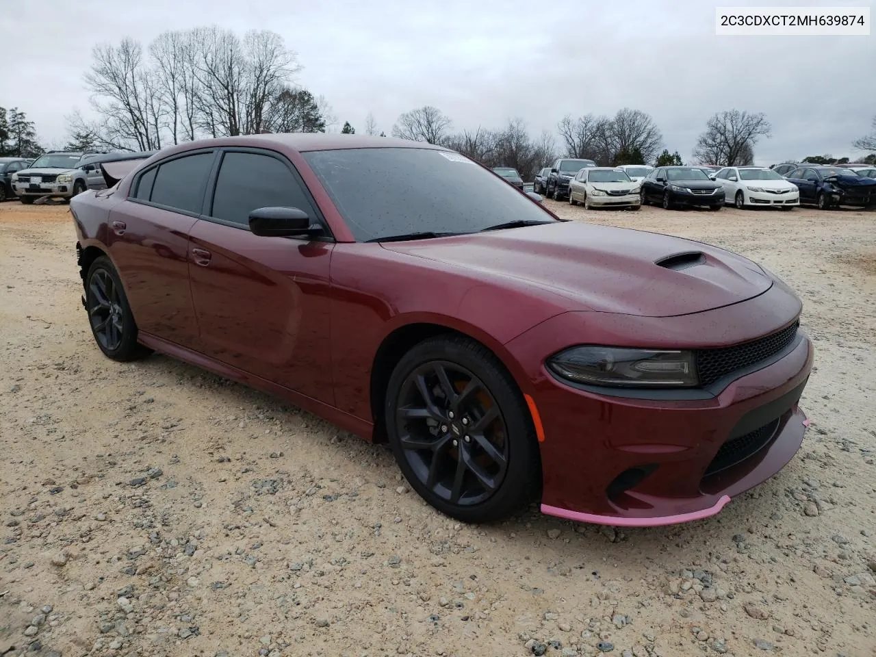 2021 Dodge Charger R/T VIN: 2C3CDXCT2MH639874 Lot: 70503304