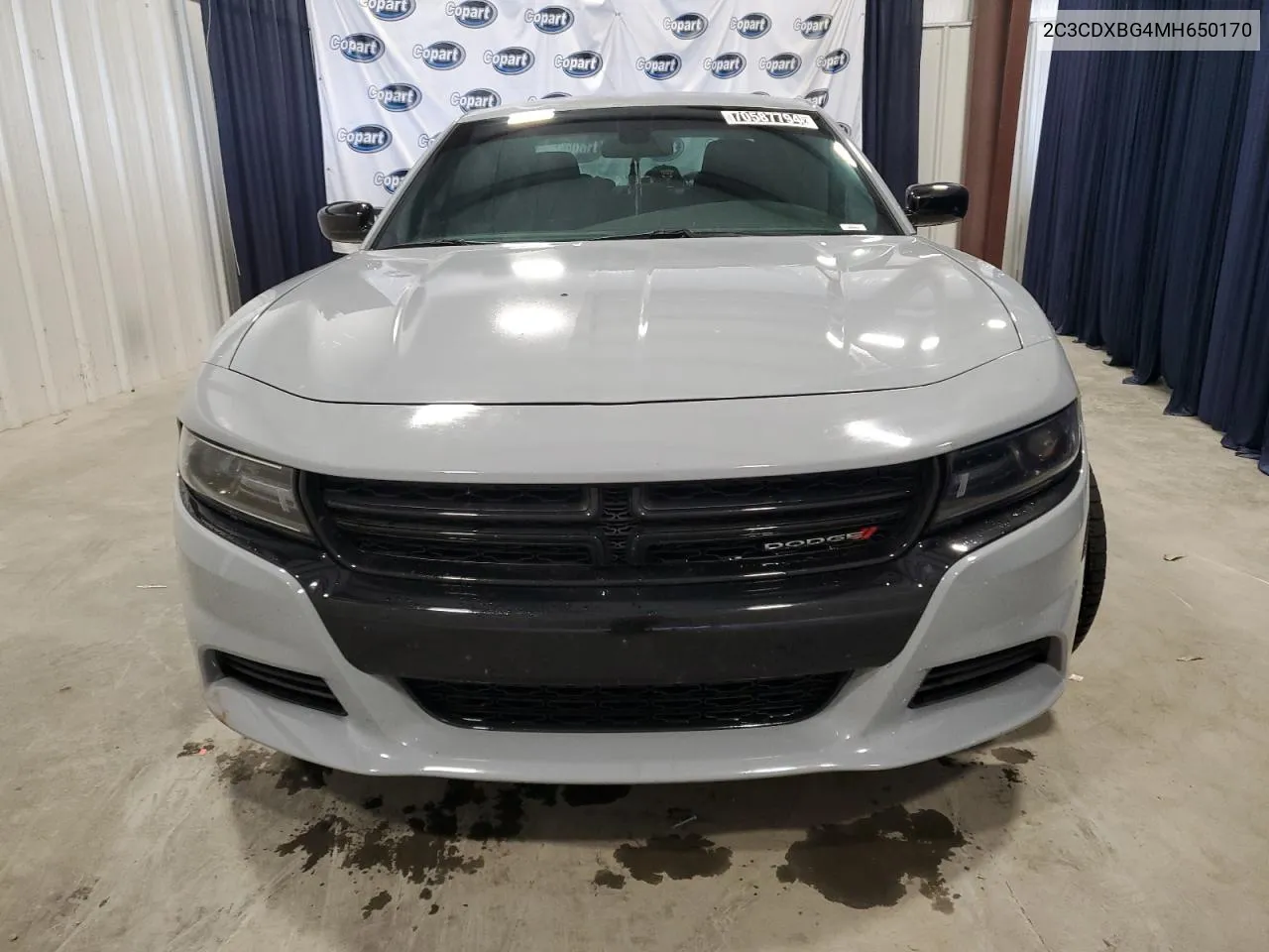 2021 Dodge Charger Sxt VIN: 2C3CDXBG4MH650170 Lot: 70587794