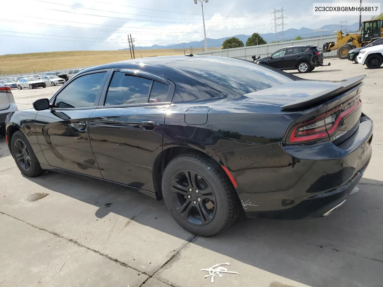 2021 Dodge Charger Sxt VIN: 2C3CDXBG8MH668817 Lot: 70720194