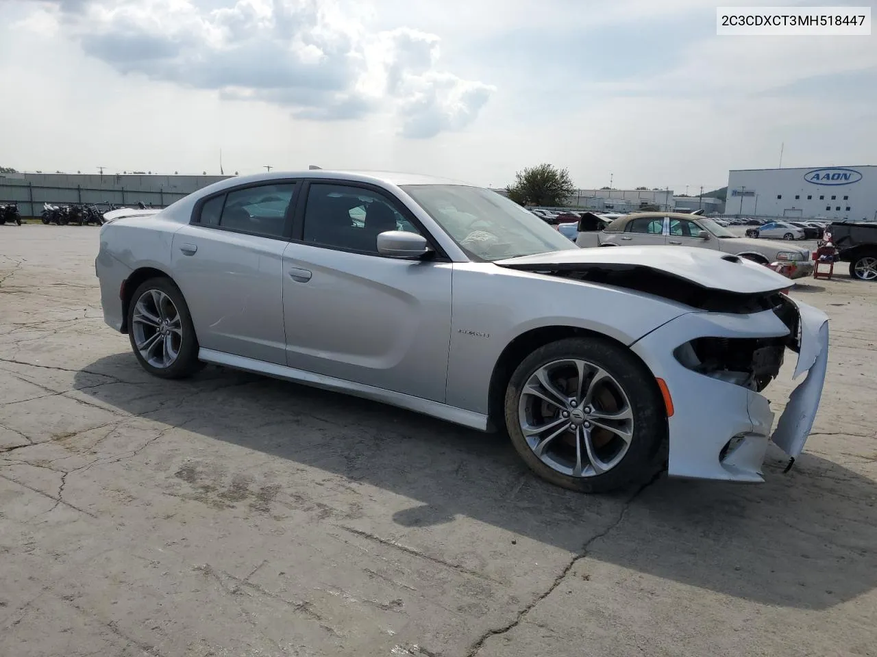 2021 Dodge Charger R/T VIN: 2C3CDXCT3MH518447 Lot: 70750874