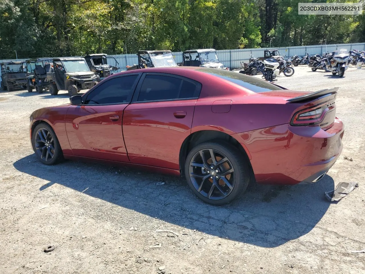 2021 Dodge Charger Sxt VIN: 2C3CDXBG3MH562291 Lot: 70759114