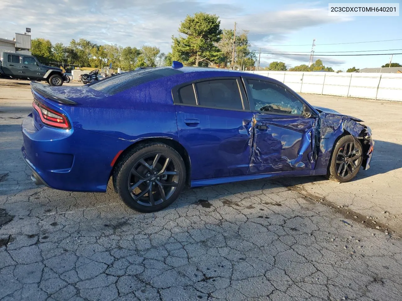 2021 Dodge Charger R/T VIN: 2C3CDXCT0MH640201 Lot: 70798554