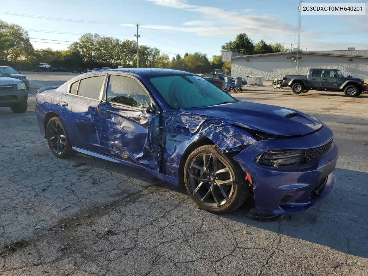 2021 Dodge Charger R/T VIN: 2C3CDXCT0MH640201 Lot: 70798554