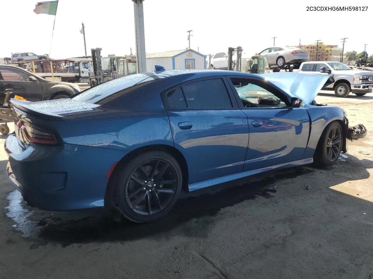 2021 Dodge Charger Gt VIN: 2C3CDXHG6MH598127 Lot: 71042124