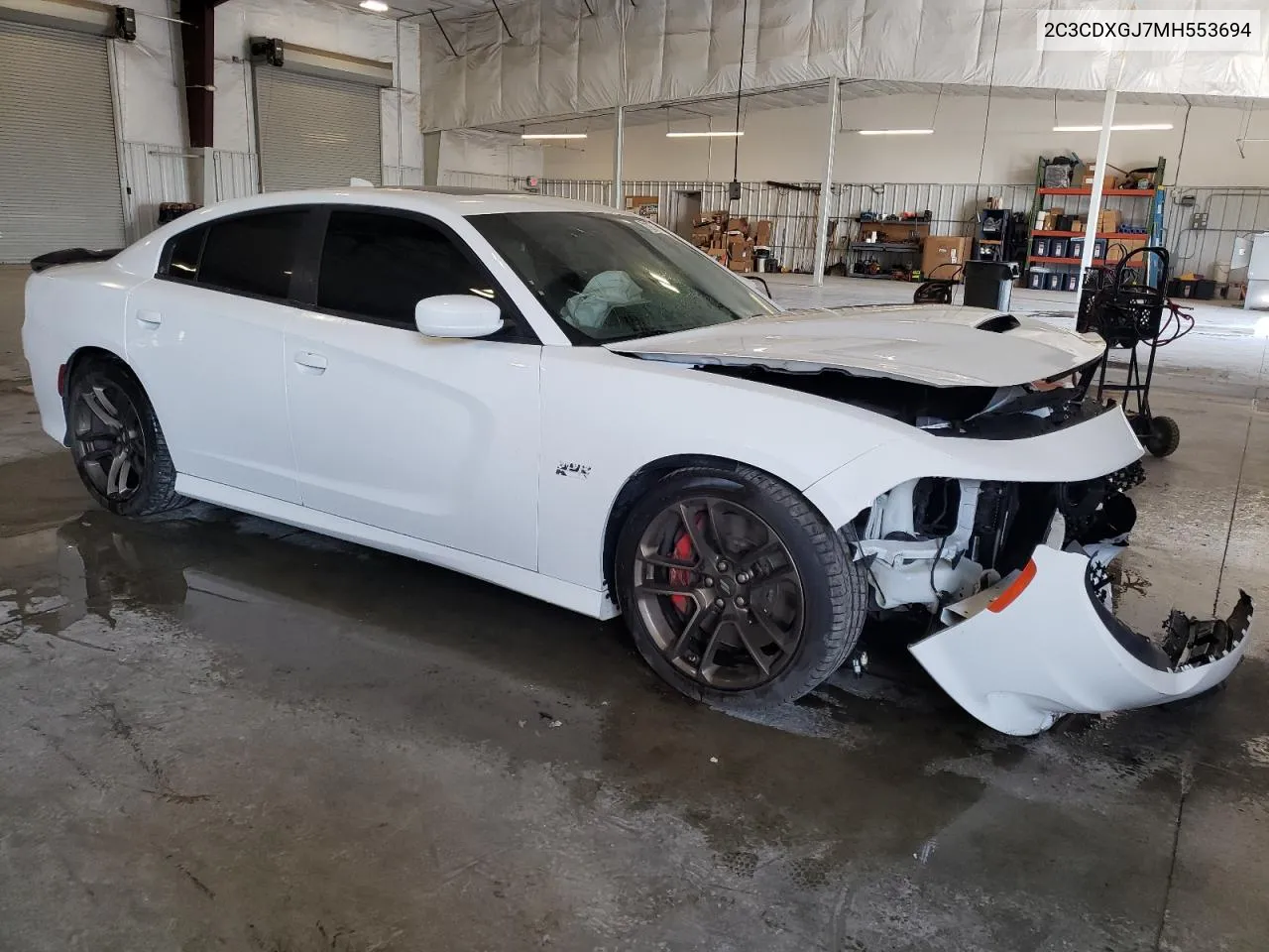 2021 Dodge Charger Scat Pack VIN: 2C3CDXGJ7MH553694 Lot: 71277644