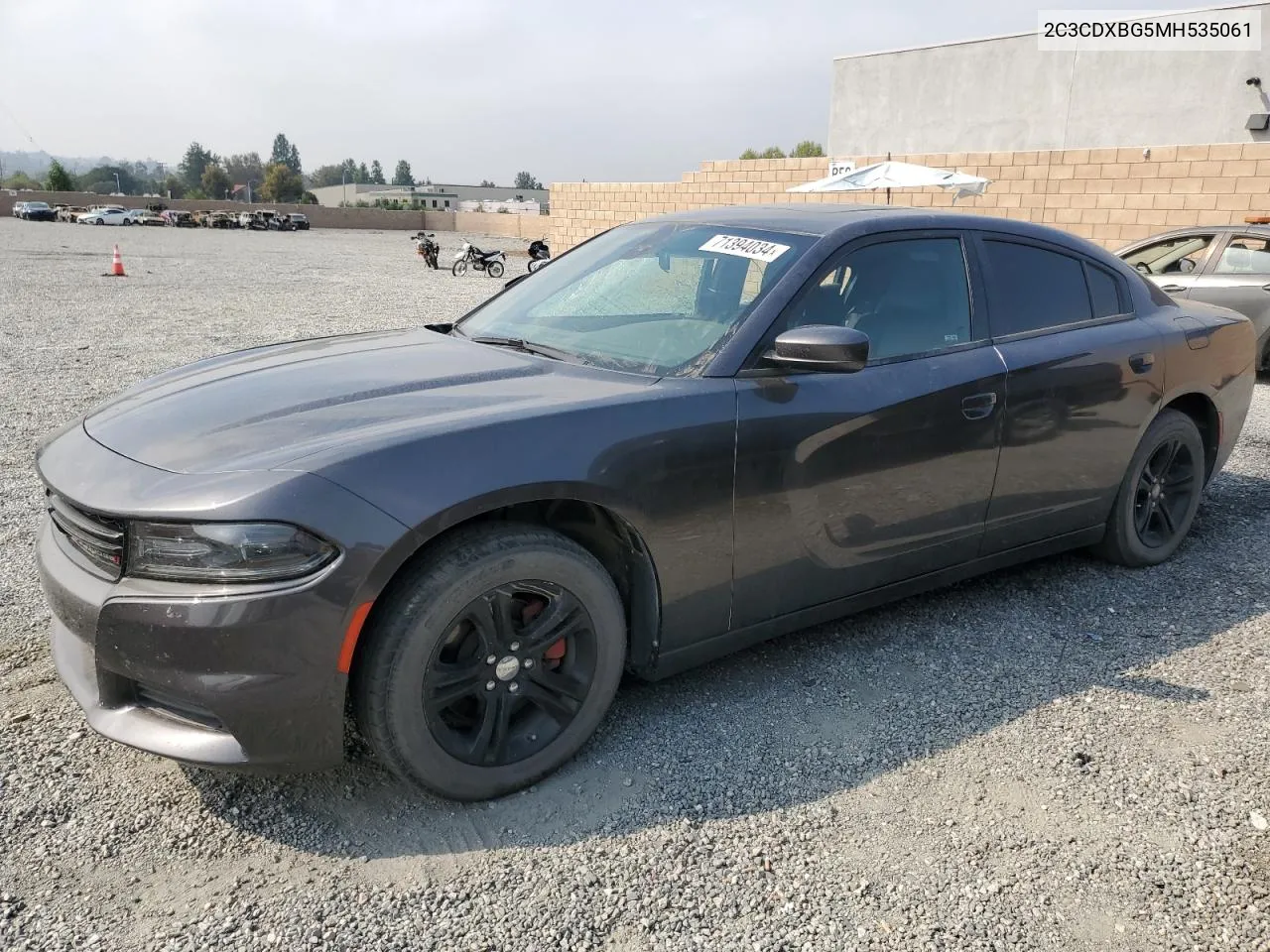 2021 Dodge Charger Sxt VIN: 2C3CDXBG5MH535061 Lot: 71394034