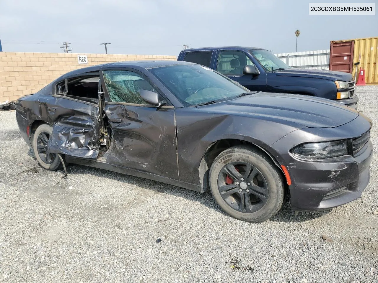 2021 Dodge Charger Sxt VIN: 2C3CDXBG5MH535061 Lot: 71394034